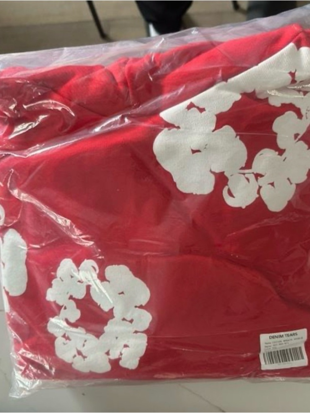 Denim Tears Red Floral Graphic Hoodie